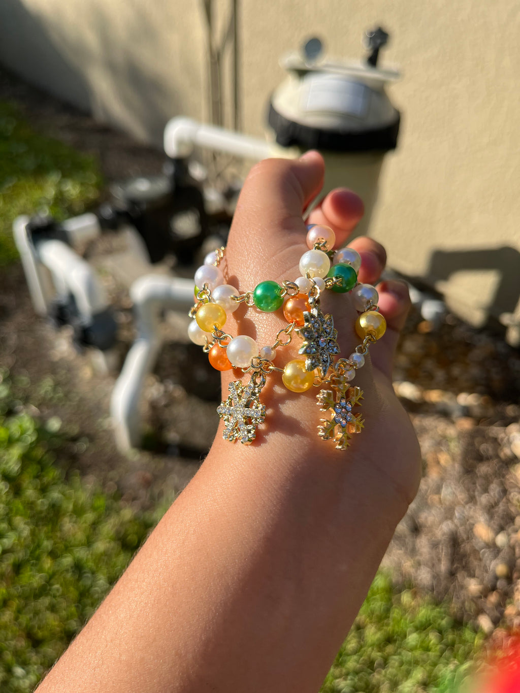 Snowflake Chain Bracelets