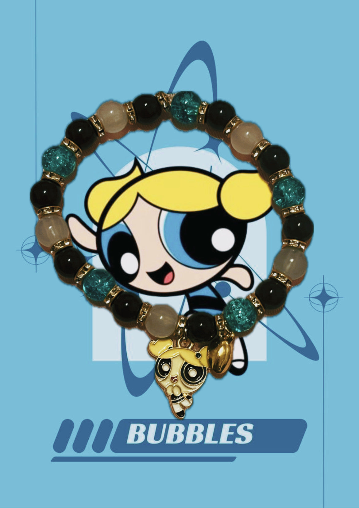 Trio Connecting Powerpuff Girl Bracelets!