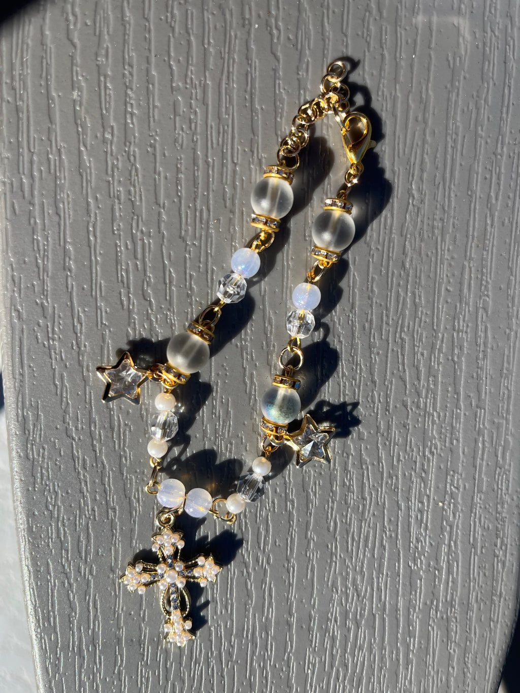 Cross Charm Chain Bracelet