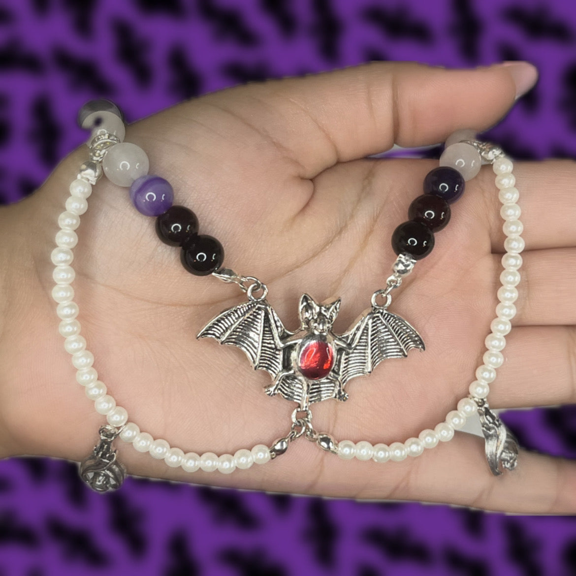 Gothic Bat Choker